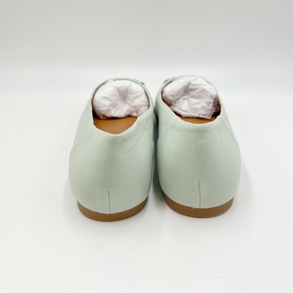 Lucky Brand Womens Size 8 Pastel‎ Light Seafoam Green Leather Ballet Flats Shoes - Picture 9 of 16